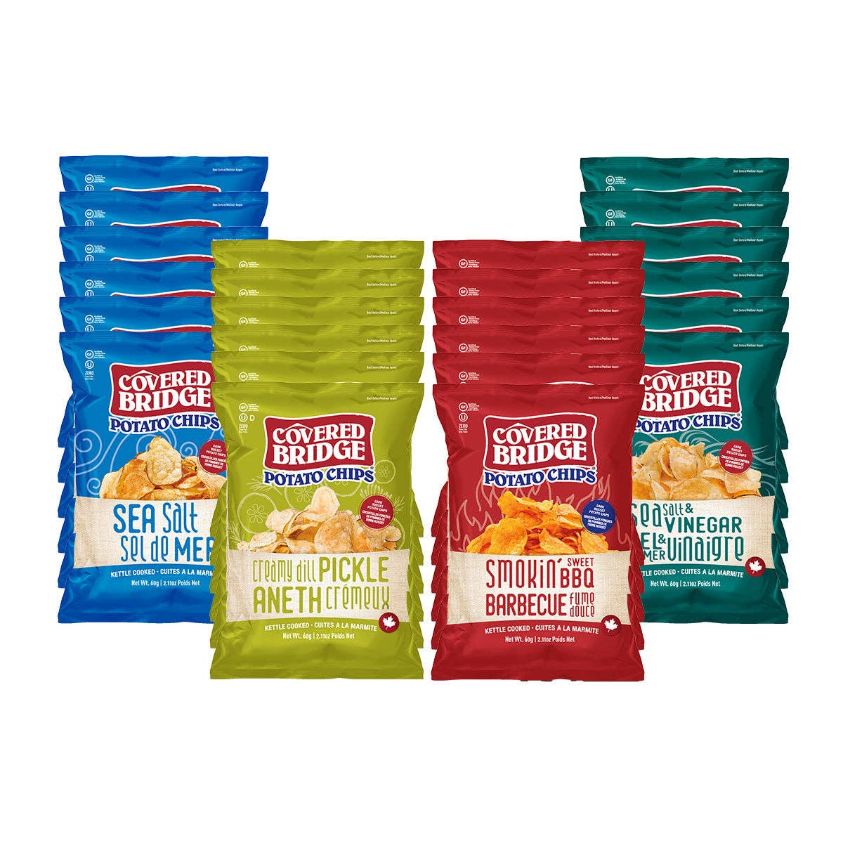 24 Pack Mixed Case of 60g (4-flavours)