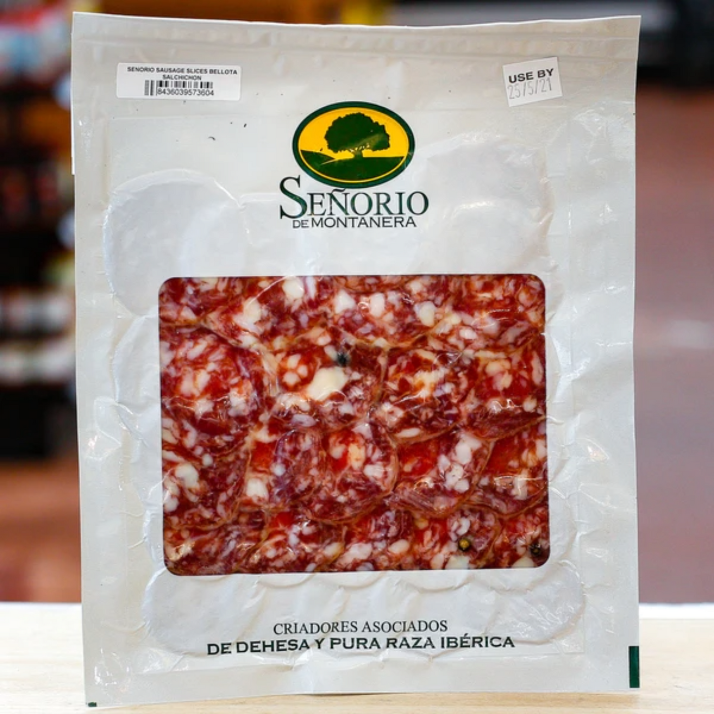 Senorio Iberico sliced Salchichon