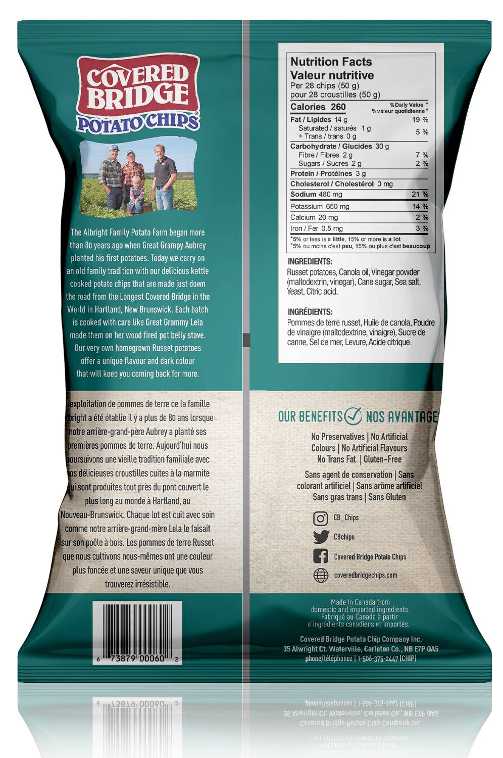 170g Sea Salt & Vinegar Chips