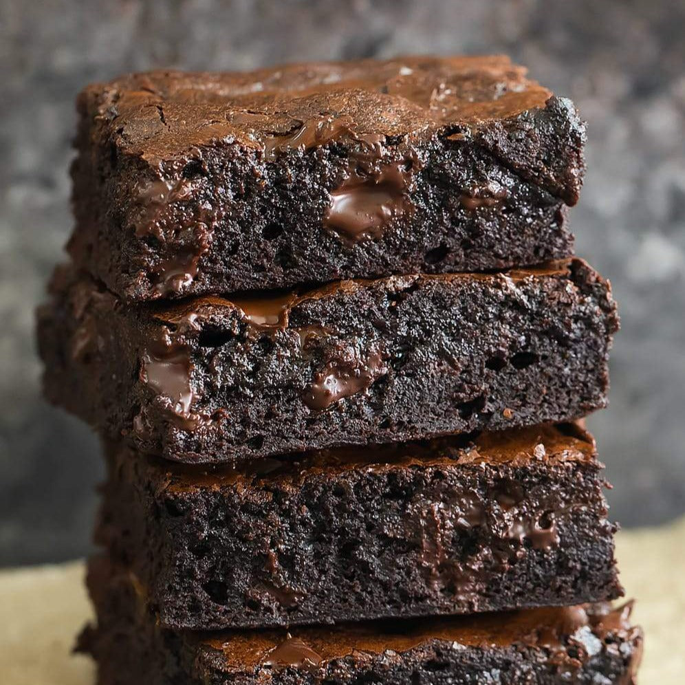 Rye and toasted walnut Brownie