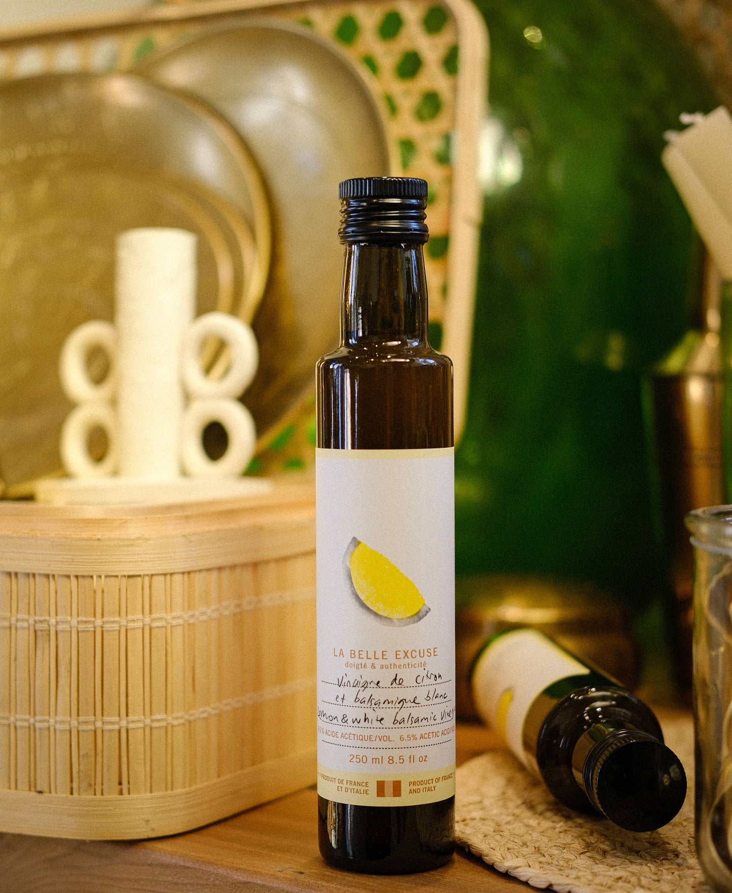 Lemon and White Balsamic Vinegar