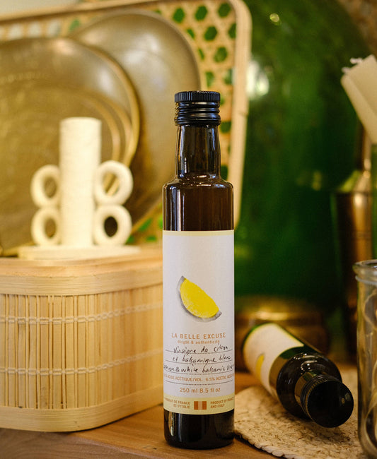 Lemon and White Balsamic Vinegar