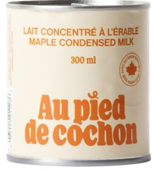 Au Pied du Cochon Condensed Milk